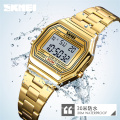 SKMEI 1415 Luxury Women Watch Thin Strap Watches Casual Gold Wristwatch 30 Meter Waterproof Ladies Watch